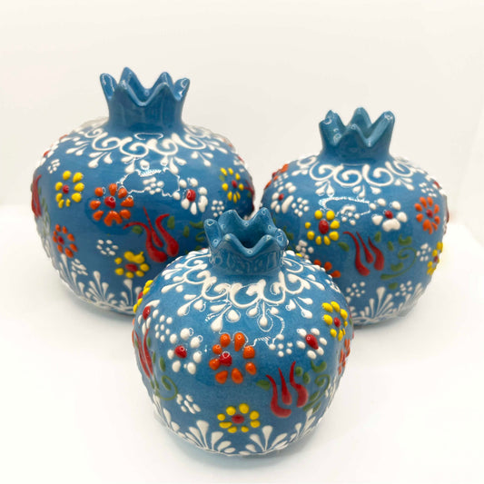 Granada turca de cerámica azul claro
