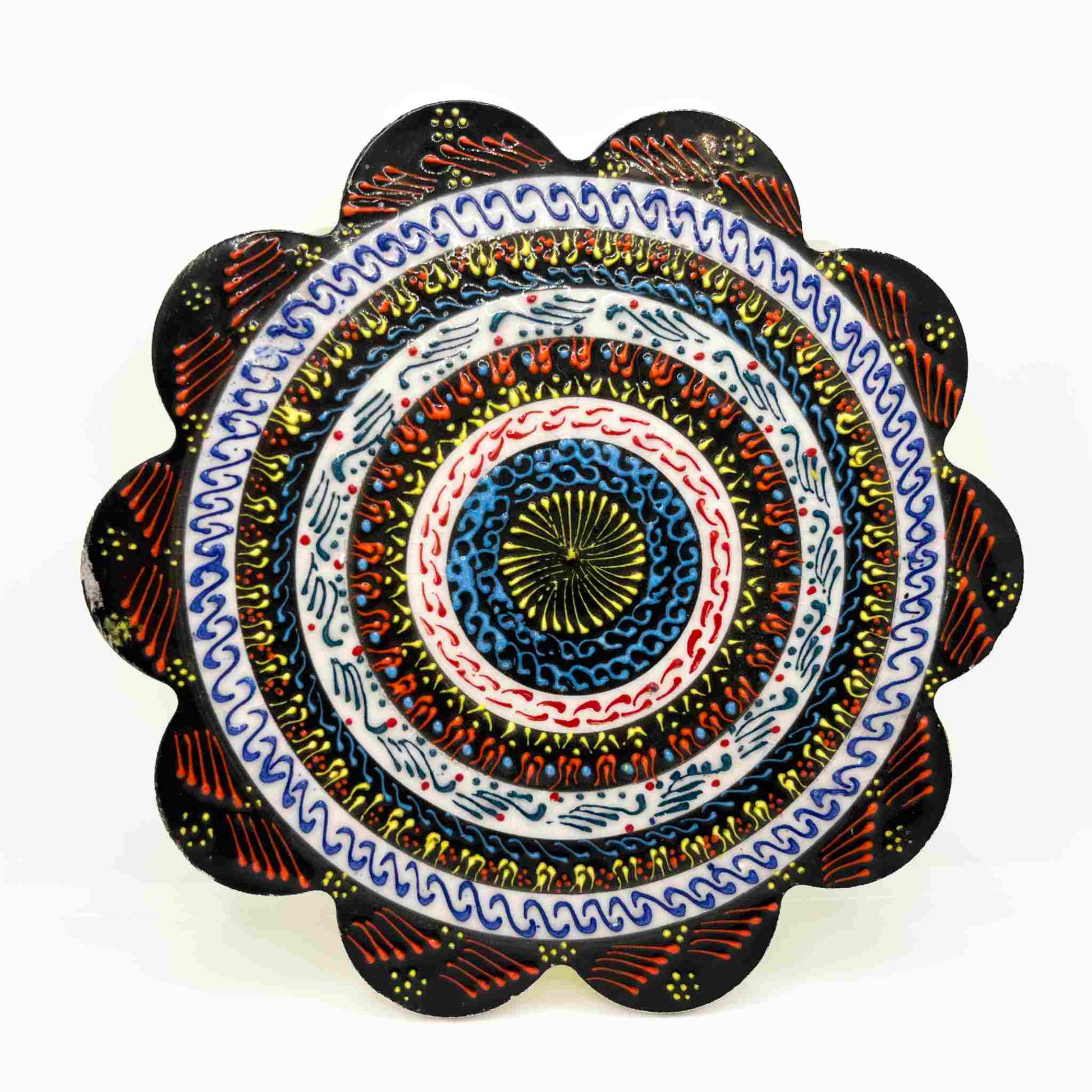Salvamanteles de cerámica grandes mesmerise multicolor